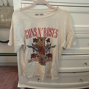 vintage guns and roses band tee